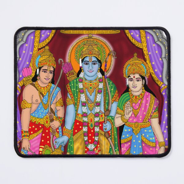 Item preview, Ram Darbar Divine Design – Rama Sita Lakshman Hanuman Art designed and sold by Harshit_Digital_Arts.