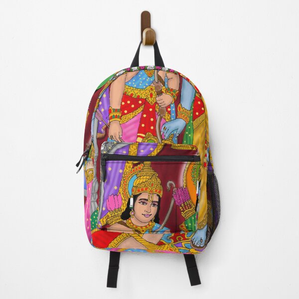 Item preview, Ram Darbar Divine Design – Rama Sita Lakshman Hanuman Art designed and sold by Harshit_Digital_Arts.