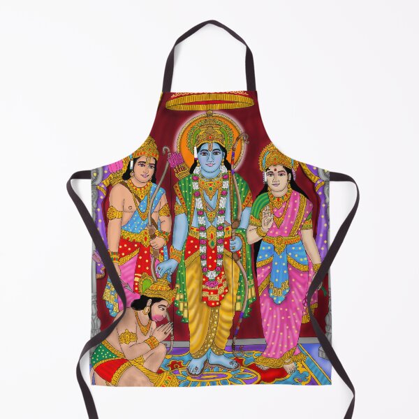 Item preview, Ram Darbar Divine Design – Rama Sita Lakshman Hanuman Art designed and sold by Harshit_Digital_Arts.