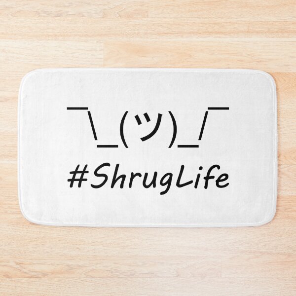 Item preview, #ShrugLife | Shrug Emoji Funny Pun designed and sold by Lainey1978.