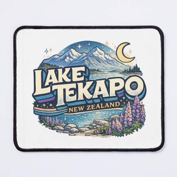 Item preview, Lake Tekapo New Zealand Mackenzie Basin Church of the Good Shepherd Southern Alps designed and sold by Places On Earth.