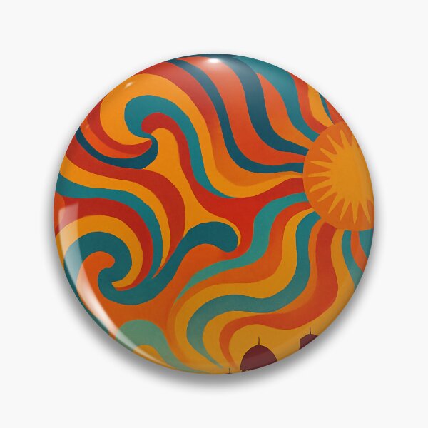 Item preview, Trippy Psychedelic Poster of Conakry | Vibrant Guinean Cityscape | Surreal Coastal Travel Art designed and sold by PaintedPixels01.