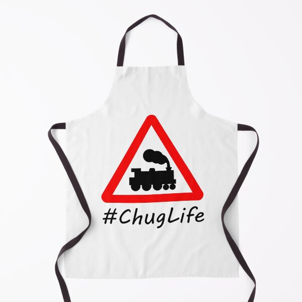 Item preview, #ChugLife Warning Train Pun designed and sold by Lainey1978.