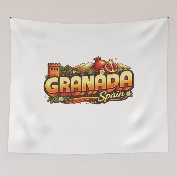 Item preview, Granada Spain Andalusia Alhambra Sierra Nevada Historic City designed and sold by Places On Earth.