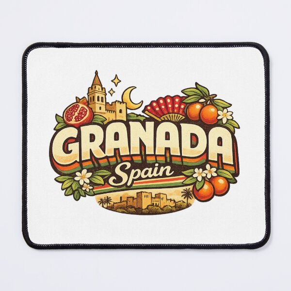 Item preview, Granada Spain Alhambra Albaicin Sierra Nevada Andalusia Cultural Region designed and sold by Places On Earth.