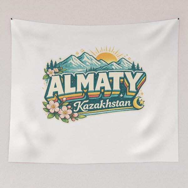 Item preview, Almaty Kazakhstan Trans Ili Alatau Tian Shan Medeu Shymbulak Region designed and sold by Places On Earth.