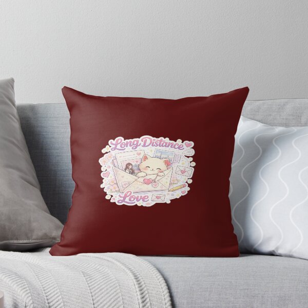 Item preview, Cute Long Distance Love Cat Letter Kawaii Sticker designed and sold by Artbysarmina.