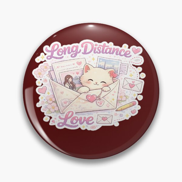 Item preview, Cute Long Distance Love Cat Letter Kawaii Sticker designed and sold by Artbysarmina.