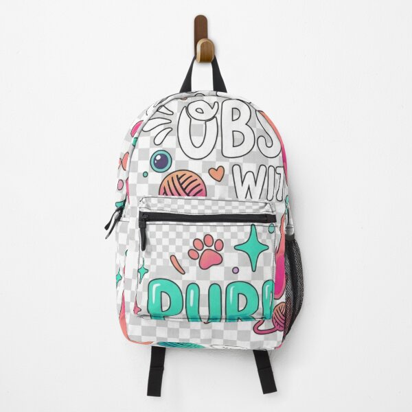 Item preview, Purr-ectly Obsessed With My Cat | Cute Aesthetic Colorful Typography designed and sold by Israelfjds.