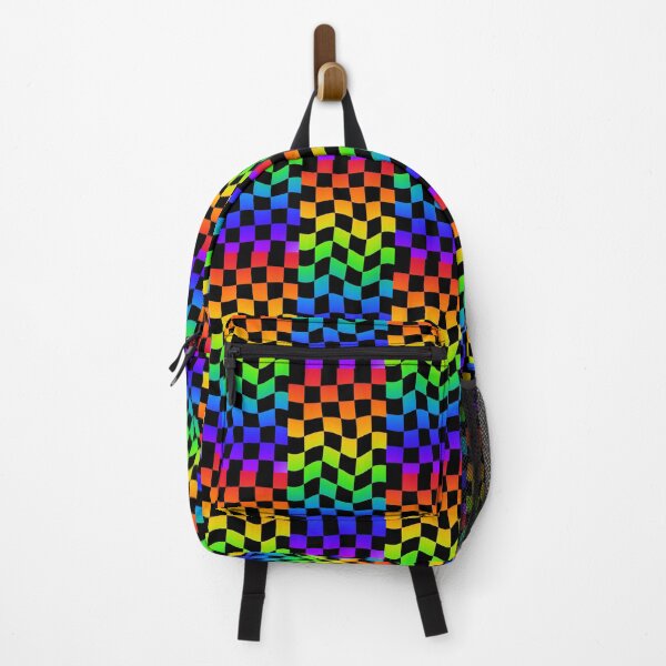 Item preview, Rainbow wavy checkers  designed and sold by togiishi.