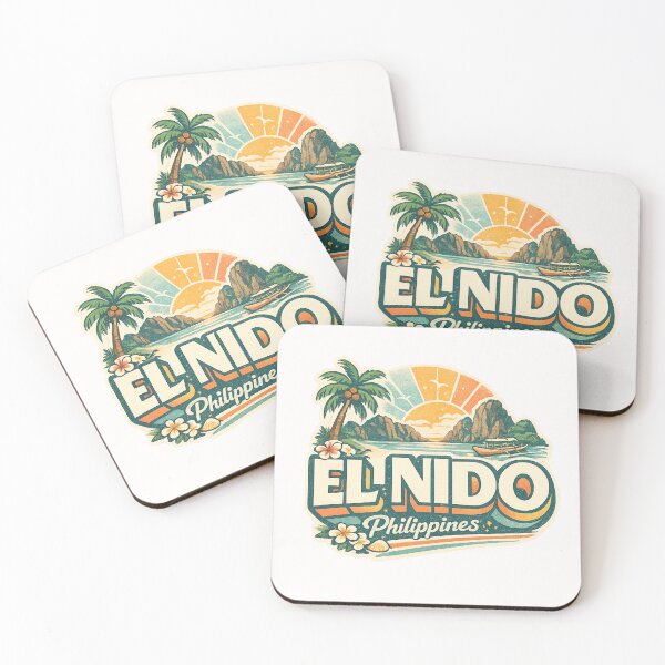 Item preview, El Nido Palawan Philippines Bacuit Archipelago Limestone Cliffs Lagoon Coast designed and sold by Places On Earth.