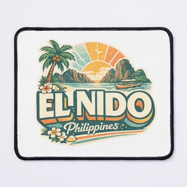 Item preview, El Nido Palawan Philippines Bacuit Archipelago Limestone Cliffs Lagoon Coast designed and sold by Places On Earth.