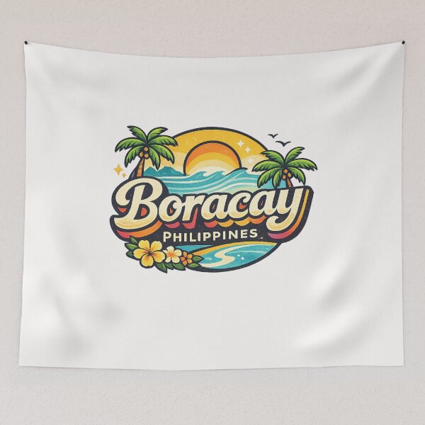 Item preview, Boracay Aklan Philippines White Beach Malay Panay Island Western Visayas designed and sold by Places On Earth.