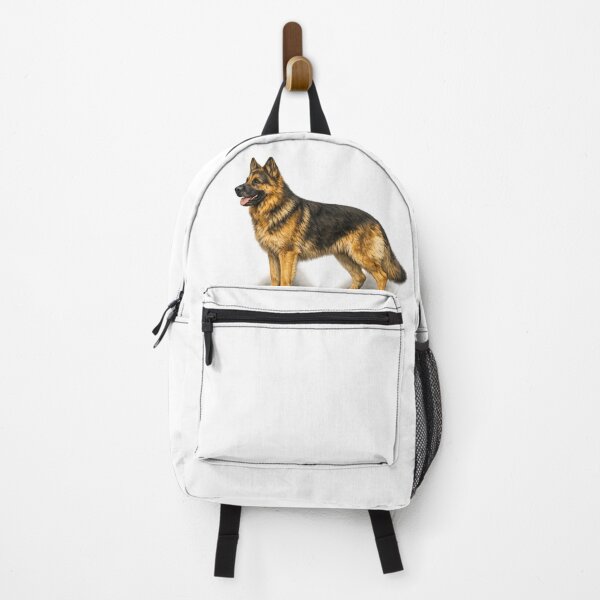 Item preview, Loyal German Shepherd – Realistic Dog Illustration designed and sold by KI-Kunstwerk.
