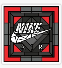 Air Stained Glass Sneaker Art Sticker