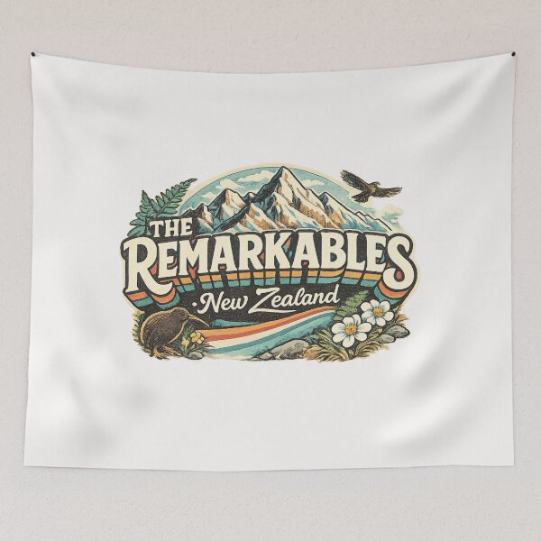 Item preview, The Remarkables Queenstown Otago New Zealand Southern Alps Lake Wakatipu designed and sold by Places On Earth.