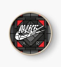 Air Glasmalerei Sneaker Art Uhr