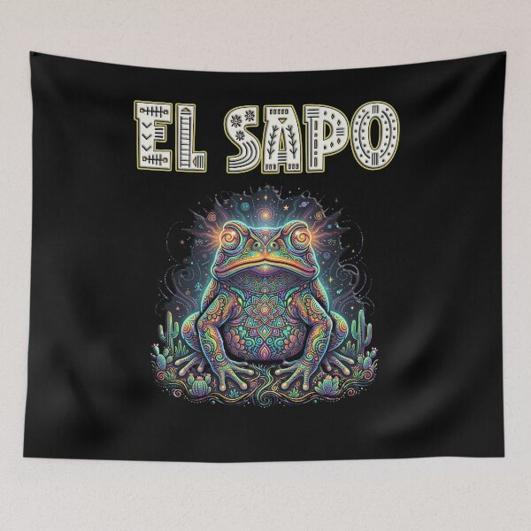 Item preview, El Sapo Sonoran Desert Frog Healing Ancient Toad Spiritual Tribal Mexican Spirituality designed and sold by Jt41.