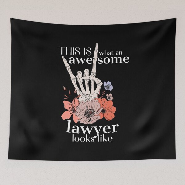 Item preview, This is what an awesome lawyer looks like Classic Funny T-Shirt designed and sold by OldSkullDesigns.