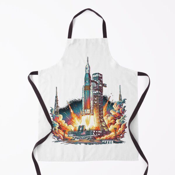 Item preview, Retro 80s NASA SLS Artemis Rocket Launch designed and sold by Pixels By D.