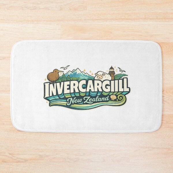 Item preview, Invercargill Southland New Zealand Bluff Stewart Island Oreti Beach Queens Park designed and sold by Aryabek.