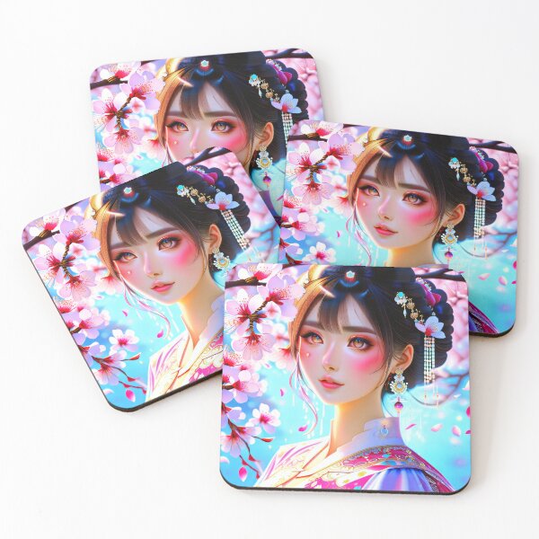 Item preview, Cherry Blosom Beautiful Woman 1 designed and sold by 3dvirtualand.