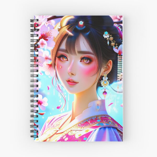 Item preview, Cherry Blosom Beautiful Woman 1 designed and sold by 3dvirtualand.