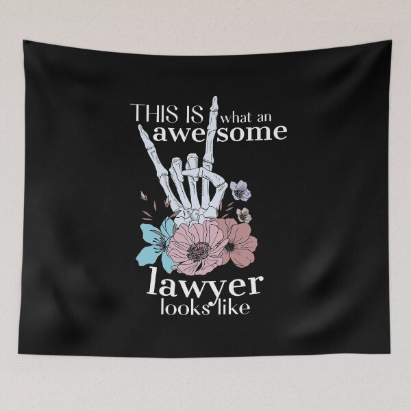 Item preview, This is what an awesome lawyer looks like Classic Funny T-Shirt designed and sold by OldSkullDesigns.