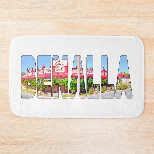 Item preview, BENALLA - Victoria Historic North Eastern Hotel Pub on a Beautiful Day designed and sold by Adam Gormley.