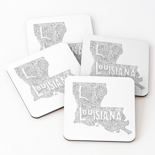 Item preview, Louisiana State Line Art  designed and sold by PamLeeDesign.