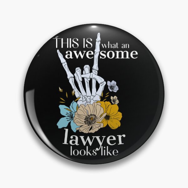 Item preview, This is what an awesome lawyer looks like Classic Funny T-Shirt designed and sold by OldSkullDesigns.