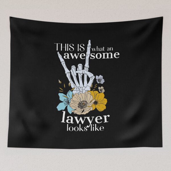 Item preview, This is what an awesome lawyer looks like Classic Funny T-Shirt designed and sold by OldSkullDesigns.