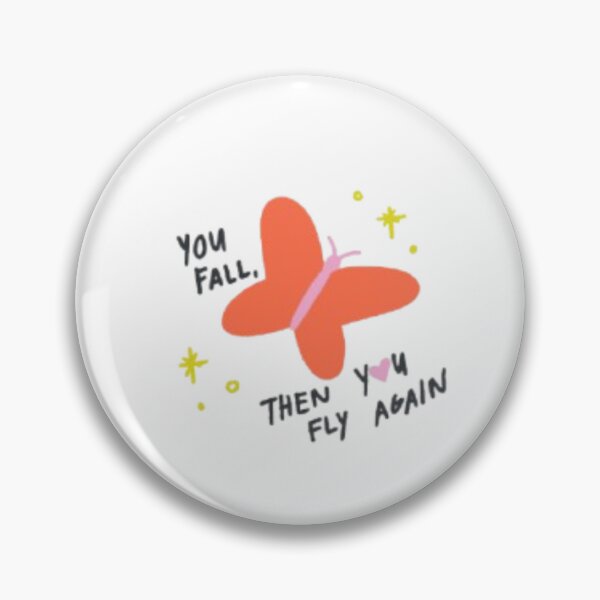 Item preview, Fall Then Fly Again Shirt – Butterfly Motivation Tee – Resilience Quote Shirt – Mental Strength Inspirational Tee designed and sold by SOLIORA  ATELIER.