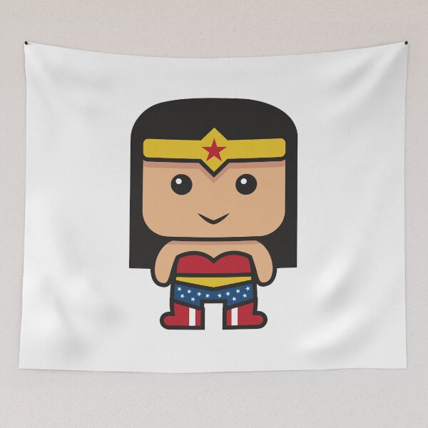 Item preview, Cute Warrior Heroine Chibi – Kawaii Cartoon Girl Character | Minimal Brave Hero Graphic Tee designed and sold by amareshdas008.