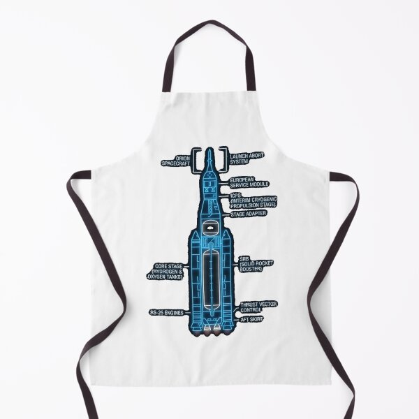 Item preview,  Neon Blueprint NASA SLS Artemis Rocket designed and sold by Pixels By D.