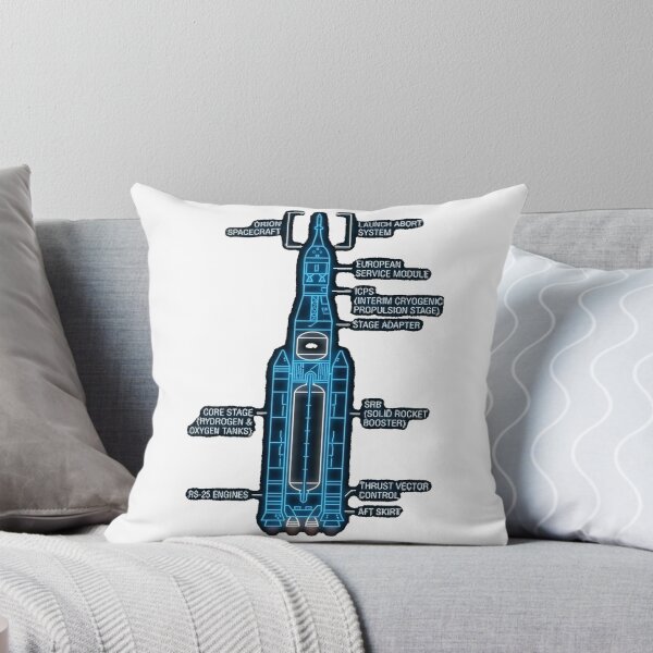 Item preview,  Neon Blueprint NASA SLS Artemis Rocket designed and sold by Pixels By D.