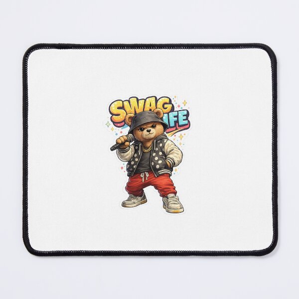 Item preview, Swag Life Teddy – Cool Rap Bear Streetwear Sticker ??? designed and sold by SparkVault.