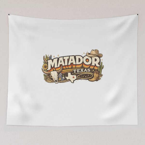 Item preview, Matador Texas Motley County Caprock Canyons Quanah Parker Trail Rolling Plains designed and sold by Aryabek.