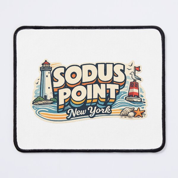 Item preview, Sodus Point New York Lake Ontario Wayne County Sodus Bay Chimney Bluffs State Park designed and sold by Aryabek.