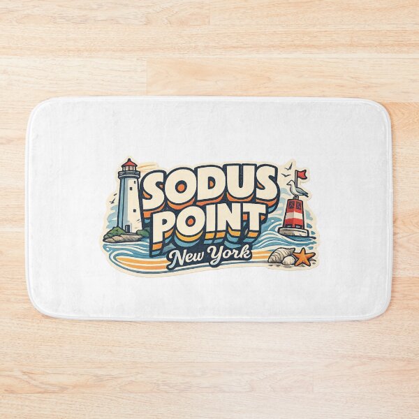 Item preview, Sodus Point New York Lake Ontario Wayne County Sodus Bay Chimney Bluffs State Park designed and sold by Aryabek.