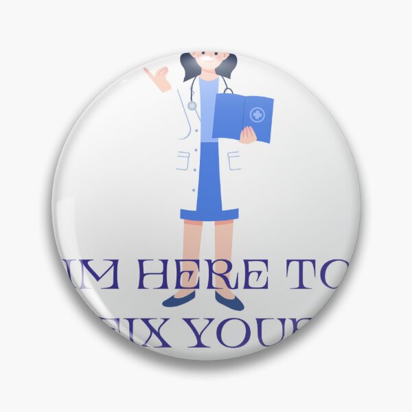 Item preview, Funny Nuse Quote Fix Not Kiss Illustration  designed and sold by Shinebright89.