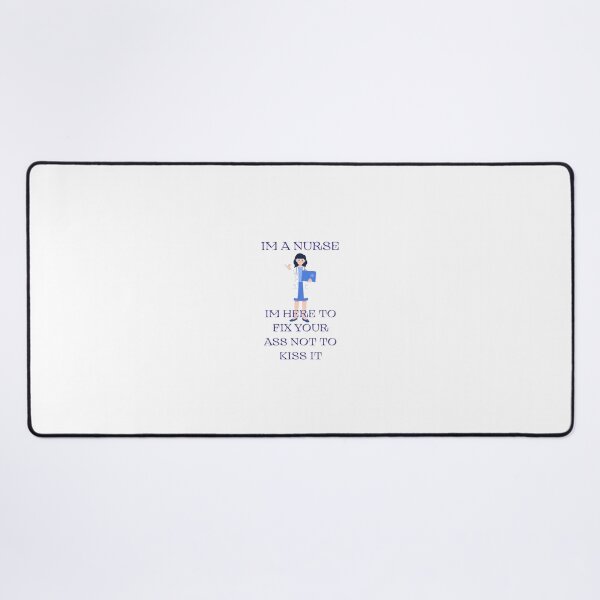 Item preview, Funny Nuse Quote Fix Not Kiss Illustration  designed and sold by Shinebright89.