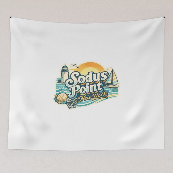 Item preview, Sodus Point New York Lake Ontario Sodus Bay Wayne County Chimney Bluffs Lighthouse designed and sold by Aryabek.