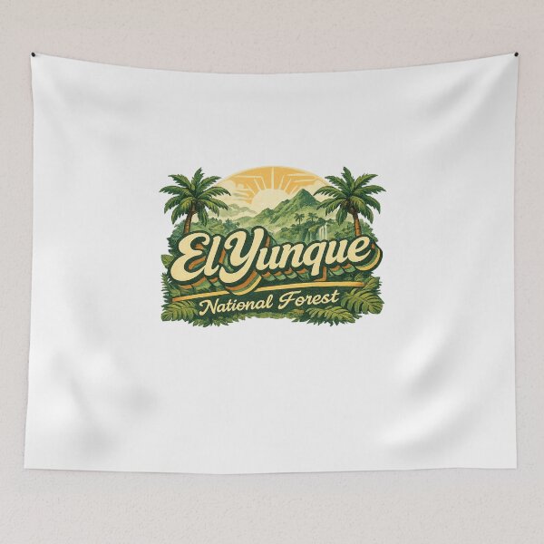 Item preview, El Yunque National Forest Puerto Rico Luquillo Mountains La Mina Falls Rio Grande designed and sold by Aryabek.