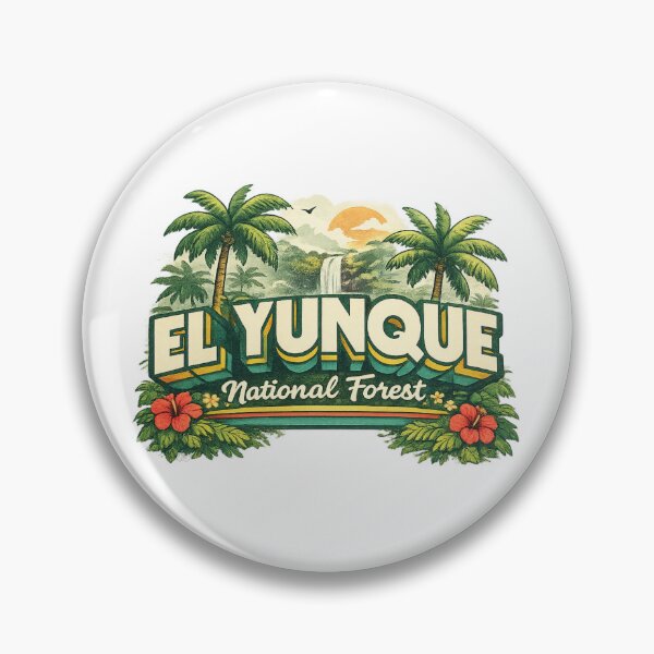 Item preview, El Yunque National Forest Puerto Rico Luquillo Mountains Yokahu Tower La Coca Falls designed and sold by Aryabek.