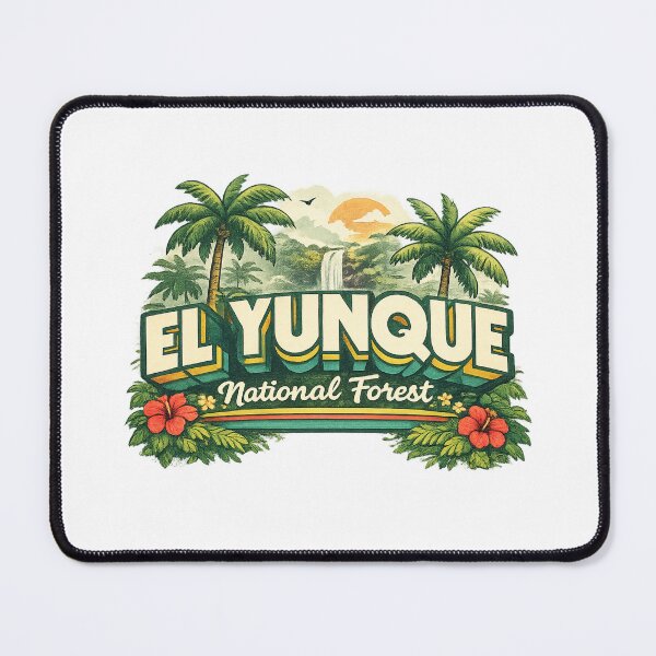 Item preview, El Yunque National Forest Puerto Rico Luquillo Mountains Yokahu Tower La Coca Falls designed and sold by Aryabek.