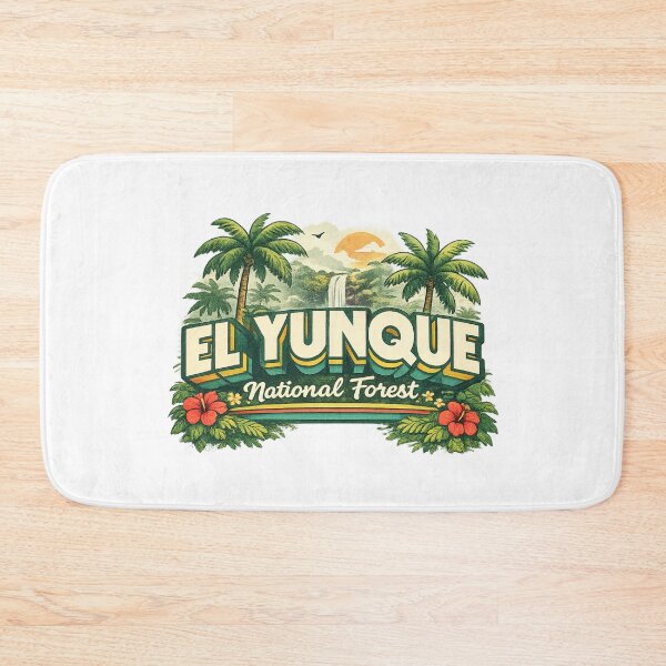 Item preview, El Yunque National Forest Puerto Rico Luquillo Mountains Yokahu Tower La Coca Falls designed and sold by Aryabek.
