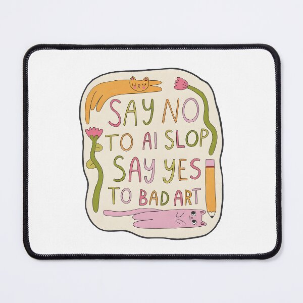 Item preview, Say Yes To Bad Art designed and sold by SlayPOPShop.
