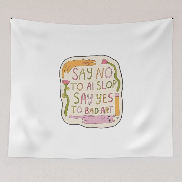 Item preview, Say Yes To Bad Art designed and sold by SlayPOPShop.