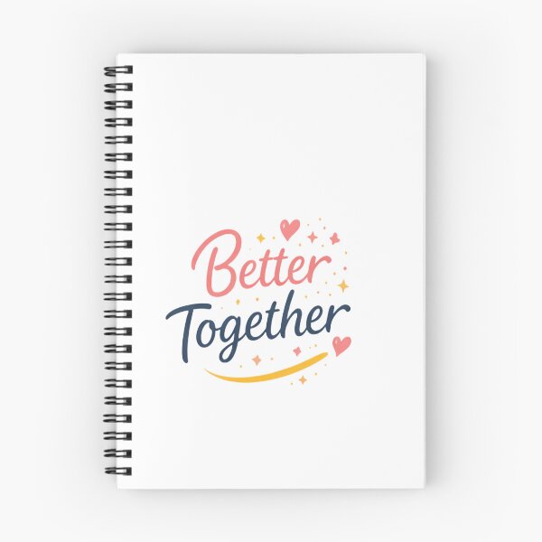 Item preview, Better Together Minimal Romantic Design | Simple Love Quote designed and sold by Lovestickerco.